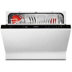 AEG F55210VI0 A+ Rated Fully Integrated 6 Place Compact Dishwasher
